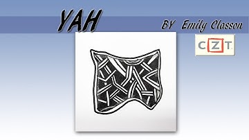 如何畫一般圖樣How to draw the Tangle Pattern YAH