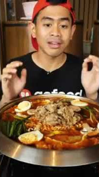 MUKBANG JAJANGMYEON, AYAM GORENG KOREA PORSI 7 ORANG Part 1 #shots