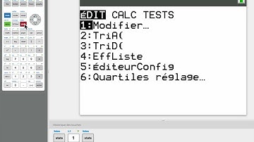 Ajustement affine avec Texas Instrument