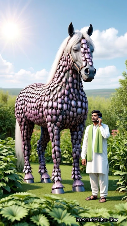 Gray  Horse covered in millions of beetles saved byfarmer #horse #animals #treatment #viralvideo
