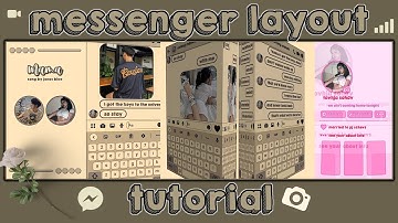 edited messenger template for lyric convo || RPW tutorials