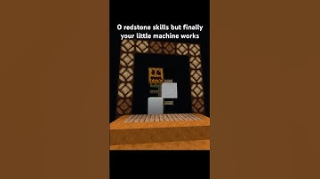Finally got my small redstone machine to work