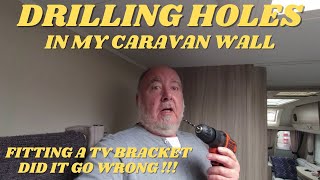 DID IT GO WRONG !!! - FITTING A TV BRACKET to my ELDDIS CHATSWORTH 550 Toilet wall