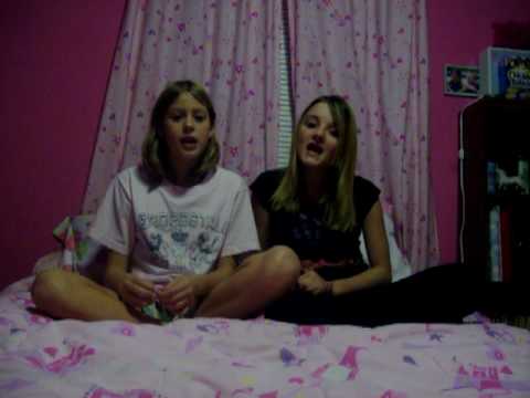 Me and my cousin Shawna singing and talking