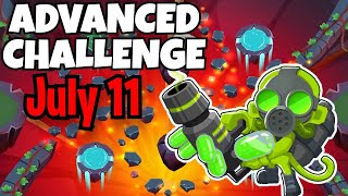 How To Beat BTD6 Advanced Challenge Today | Look at the map | 11.07.2023