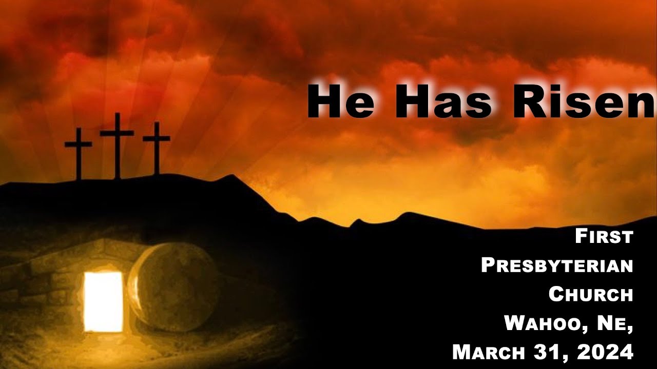 to Palm Sunday morning worship First Presbyterian Church Wahoo