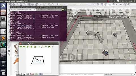 EKF Localization RRT Path Planning Path Following Maneuver Hovering Landing UGV UAV (Part 2)