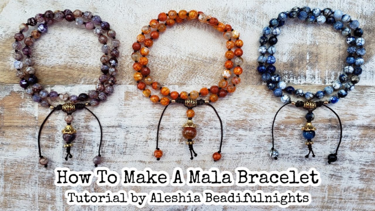 How To Make A Mala Bracelet Tutorial