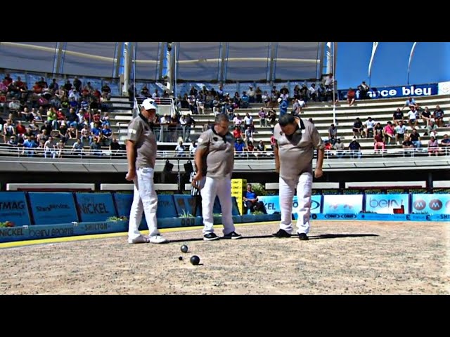 Miniature : Qualité de jeu spectaculaire! La triplette des Maîtres Vs Équipe de France_ Masters de Pétanque-FHD-