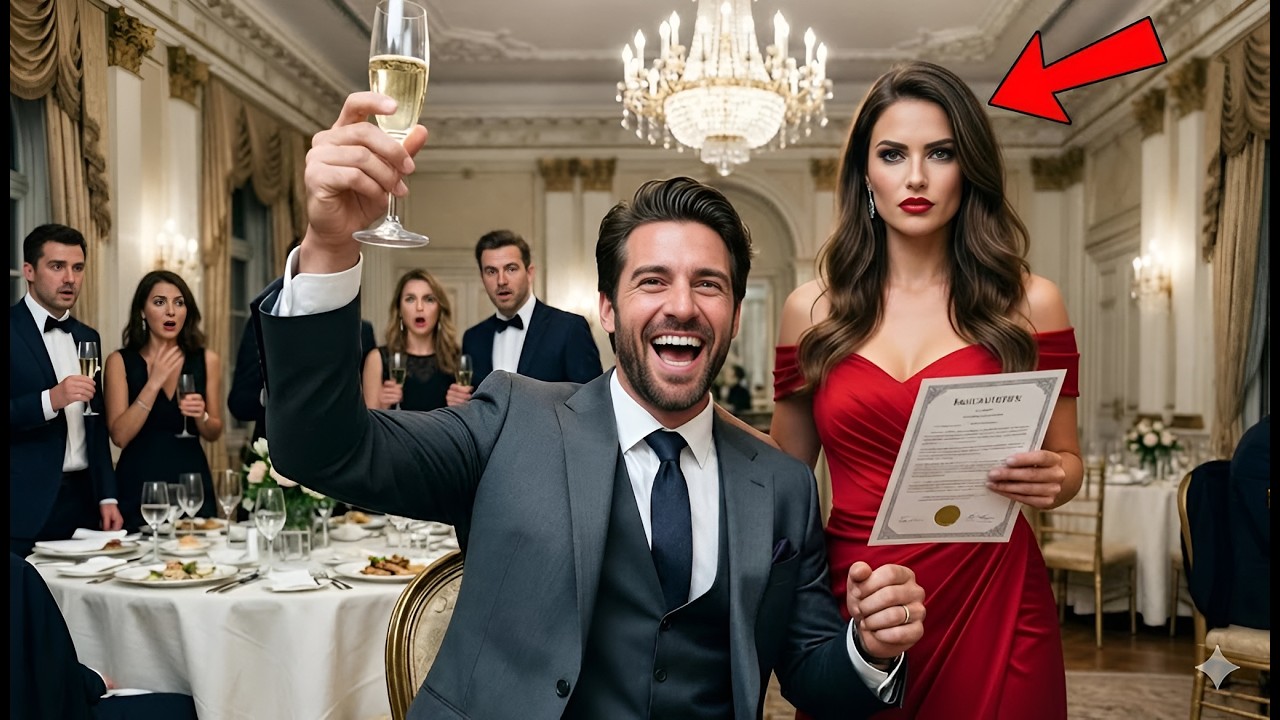 He Threw A Party After Signing The Divorce — Then She Walked In With A Billion-Dollar Document