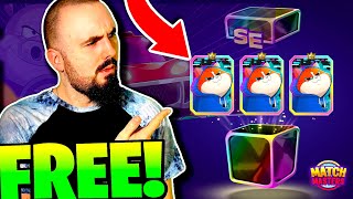 HOW TO GET FREE BOOSTER BOXES!? Match Masters Prize Gifting | Free Coins (Score Rally)