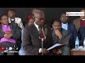 DP Gachagua reads Ruto