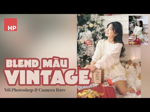 Blend màu Vintage cổ điển như ảnh từ máy chụp film xưa