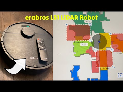 erabros LS1 Robot Review: Cheap LiDAR Alexa Robotic Vacuum & Mop 💛 Gadgetify