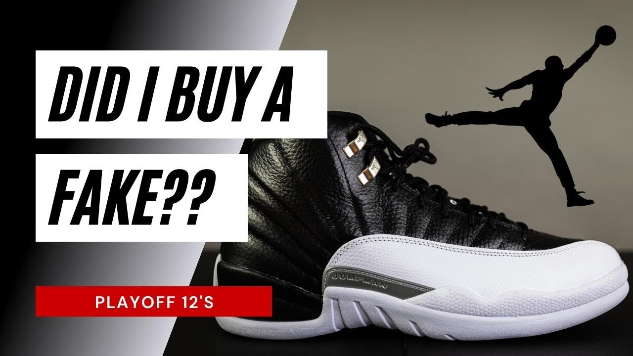 jordan 12 playoffs real vs fake