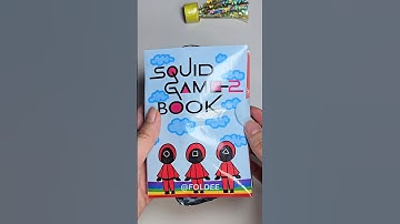 Squid Game 2 Game Book 오징어 게임2 게임북 #squidgame #gamebook #papercrafts #diy #diycrafts #asmr #오징어게임