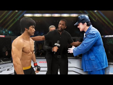 Video UFC 4 | Bruce Lee vs. Mr. Hahn (Karate Kid) (EA Sports... - youtube