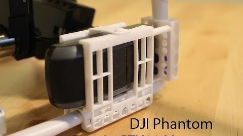 Garmin GTU10 Mount for DJI Phantom (d3wey - Shapeways)
