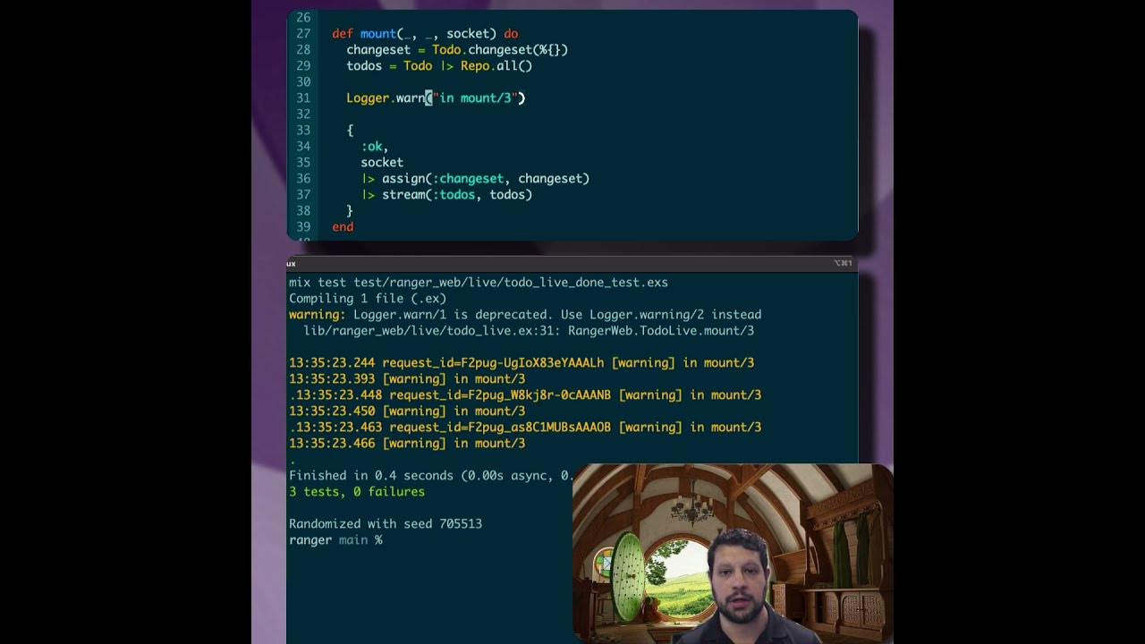 Elixir 1.15 deprecates Logger.warn/2 in favor of Logger.warning/2 YouTube
