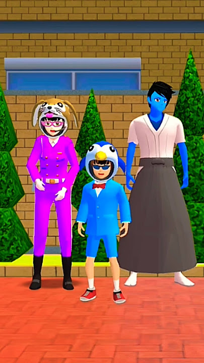 😝😛🤠Ketiganya mengenakan topi hari ini#sakuraschoolsimulator#shortvideo#viralvideos