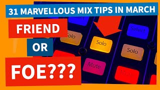 Why The Solo Button Is Evil! | 31 Mix Tips In March
Want high end monitoring for less? Check out our very own MUM studio monitors here:
https://www.presentdayproduction.com Why The Solo Button Is Evil! | 31 Mix Tips In March