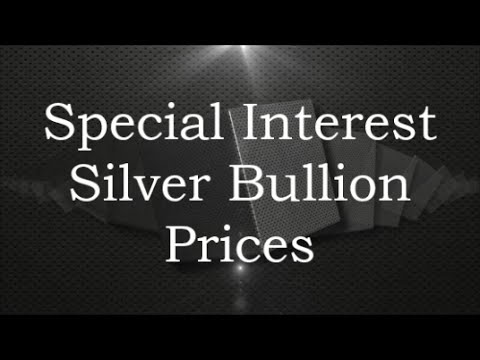 Special Interest Silver Bullion Prices 27 June 2016