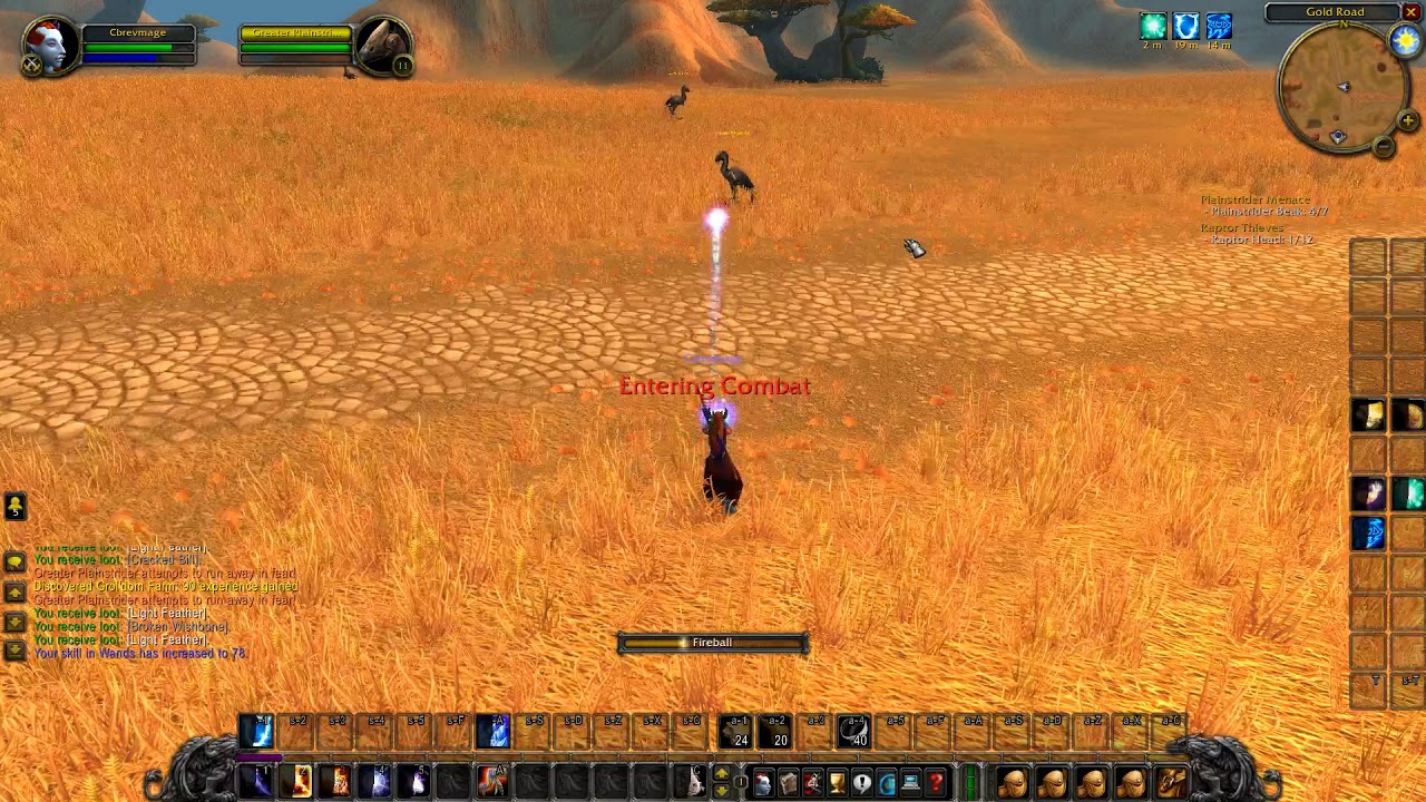 WoW Classic - 11 Plainstrider Kills...No Beaks...