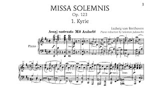 Missa Solemnis in D Major - Beethoven | 1. Kyrie (Score)