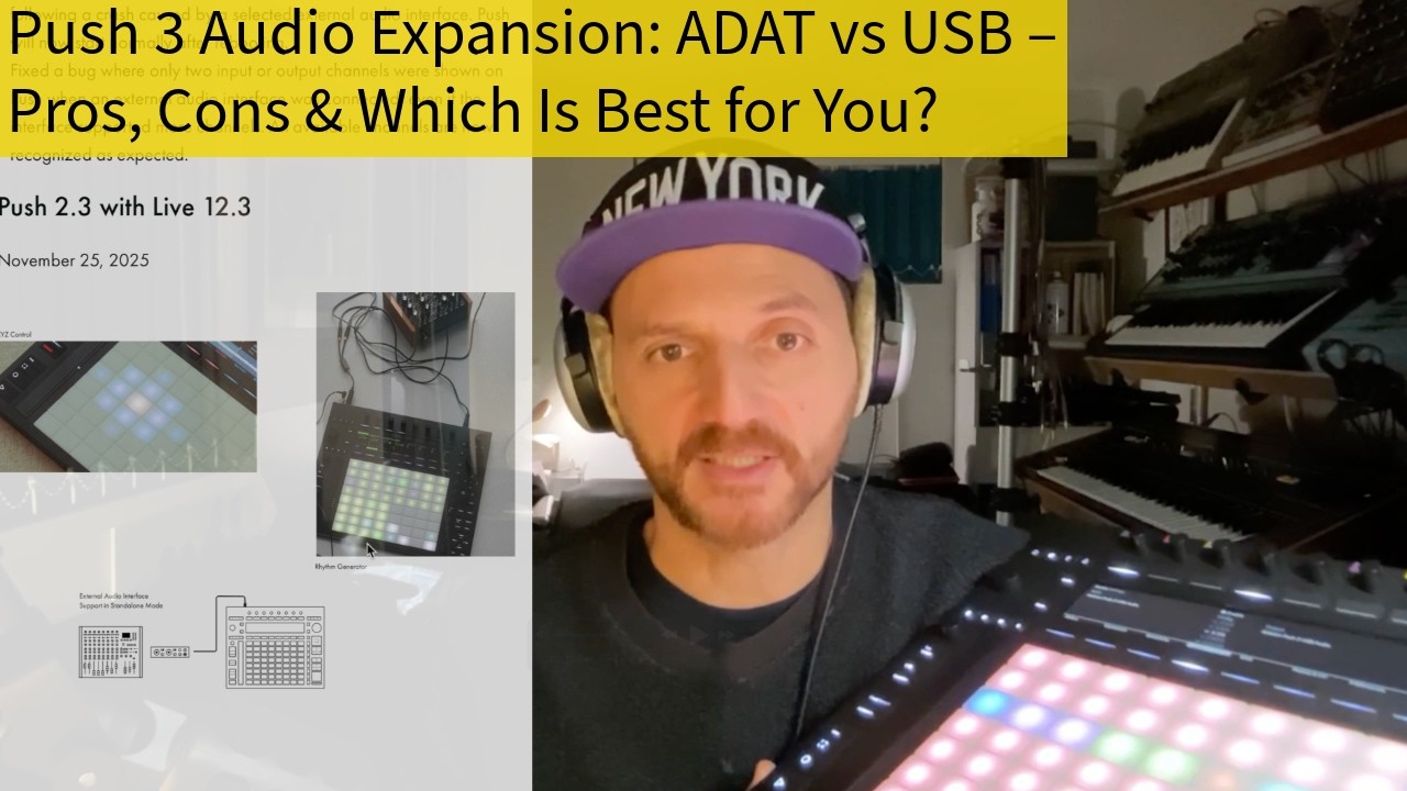 Push 3 Audio Expansion: ADAT против USB – преимущества, недостатки и что лучше для вас?