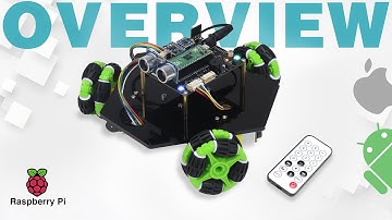 Freenove Omni Wheel Car Kit for Raspberry Pi Pico 1 2 W [Overview] 3-wheel and 4-wheel Forms App