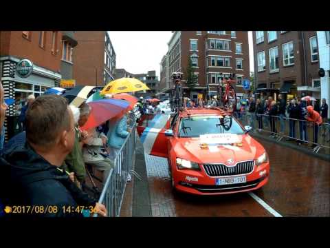 BinckBank tour 2017 crashes stage 2- Voorburg