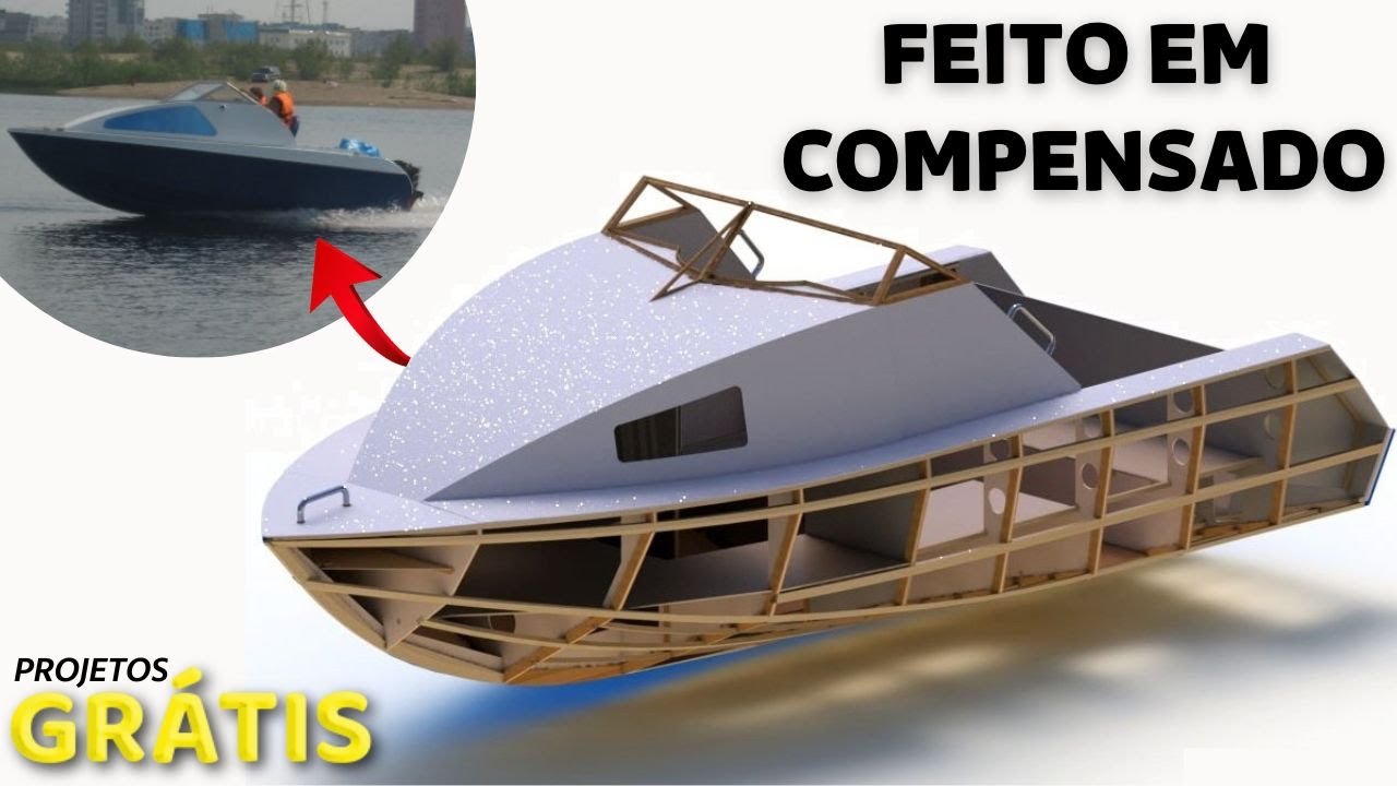 Construa sua própia lancha em compensado naval | Projeto 49