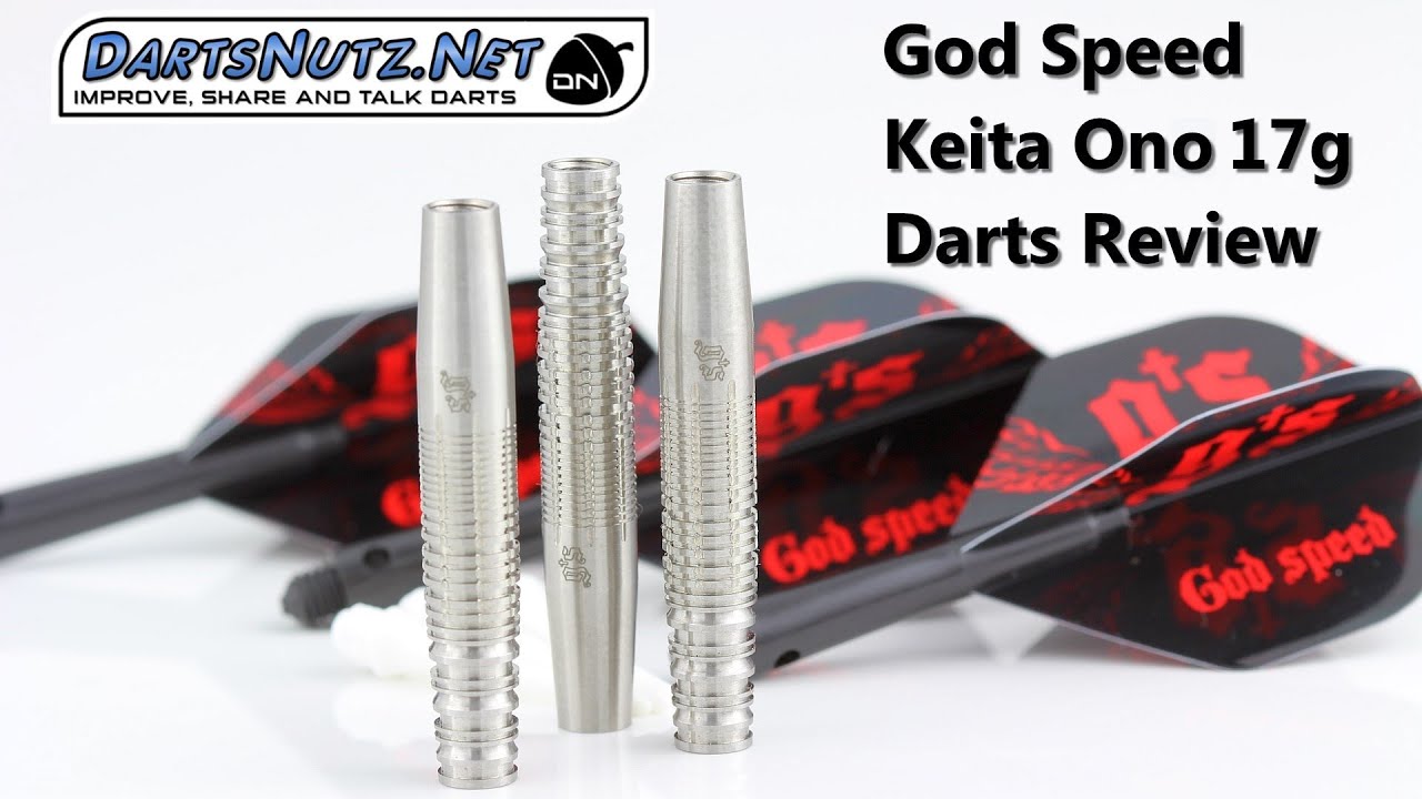 God Speed Keita Ono 17g darts review - YouTube