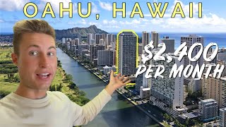 What a $2,400/Month Airbnb Looks Like in Oahu, Hawaii | Waikiki Apartment Tour screenshot 3