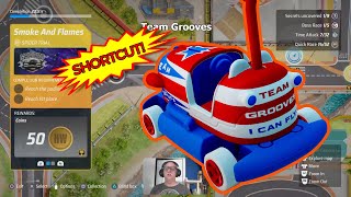 23 Smoke And Flames Spider Trail Quick Race SHORTCUT Garage track Hot Wheels Unleashed