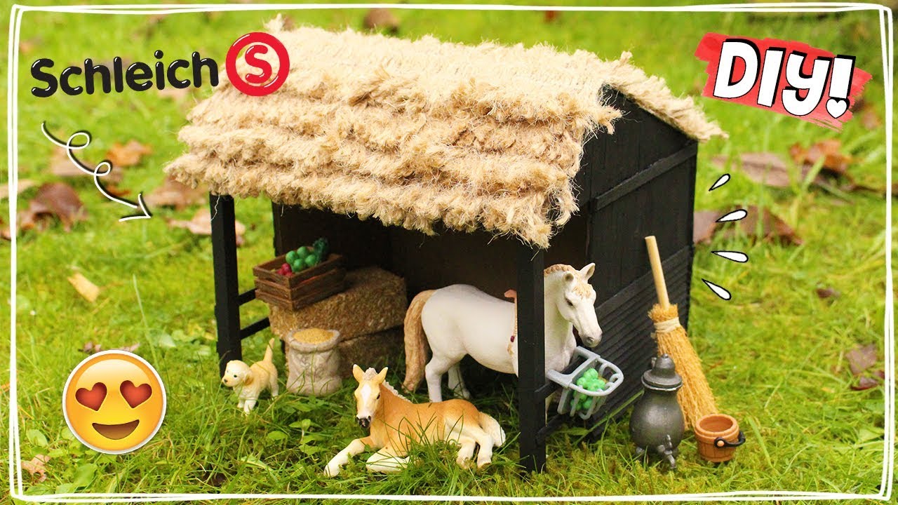 blaas gat Uitvoerbaar Reageer GROTE STAL voor SCHLEICH PAARDEN MAKEN!! 🤩 | Daphne draaft door - YouTube