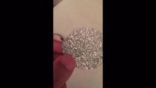 How to attach a finger nail post on a beaded earring