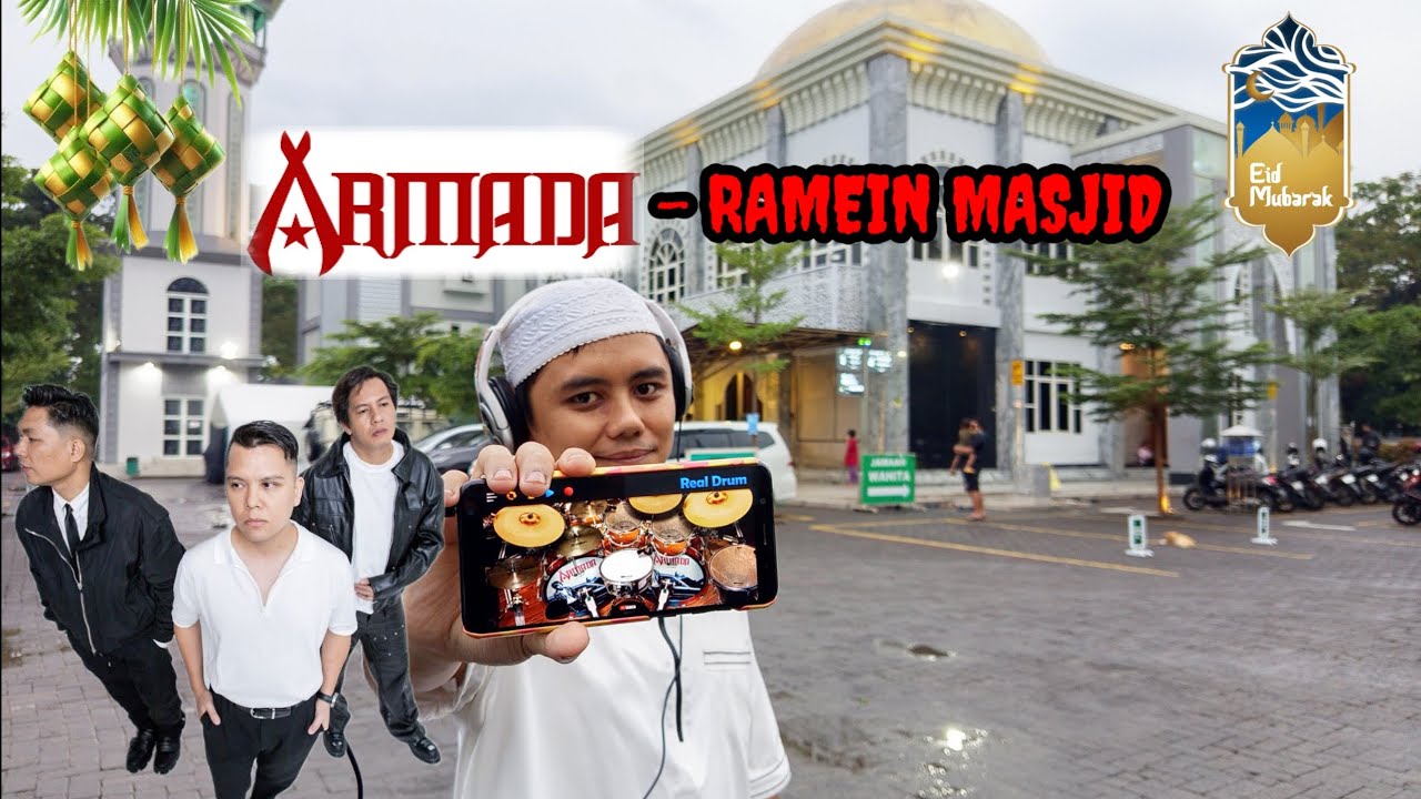 Armada - Ramein Masjid (Cover Real Drum "By Cahya")