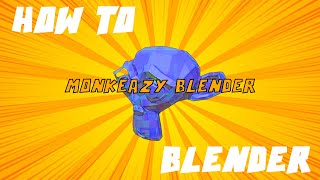 How to make a blue monkey in Blender (Easy tutorial)