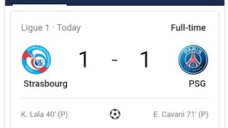 ไฮไลท์ฟุตบอล Strasbourg 1-1 PSG