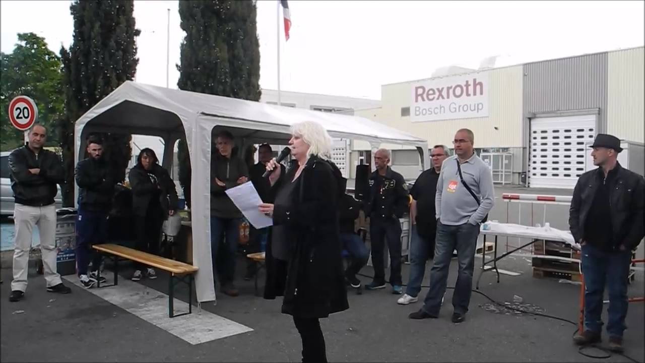 Michelle Picard Soutient Les Usines Bosch Et Rexroth En Greve