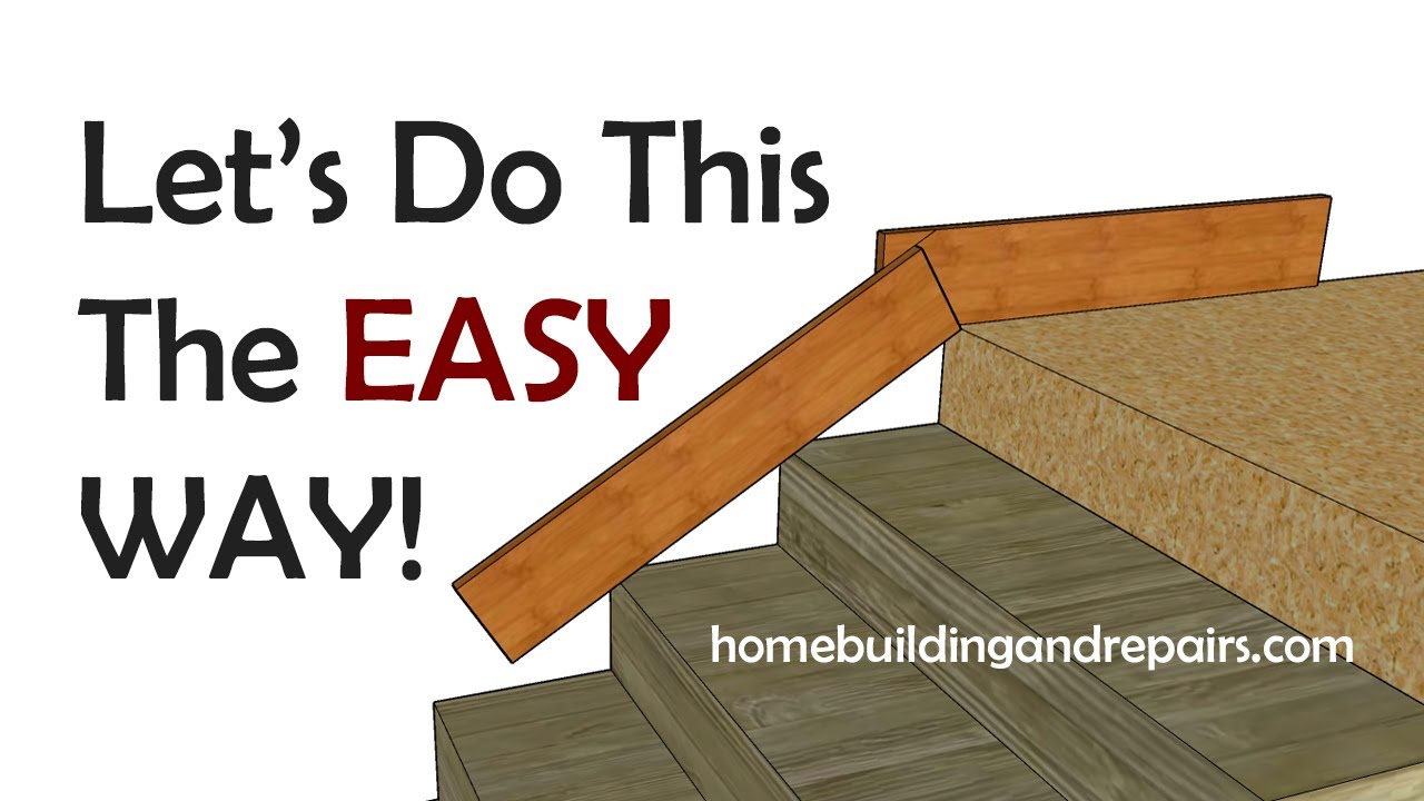 How to Install Stair Skirt Boards: Tricks, Finding Angles, Cutting,  Transitions - YouTube