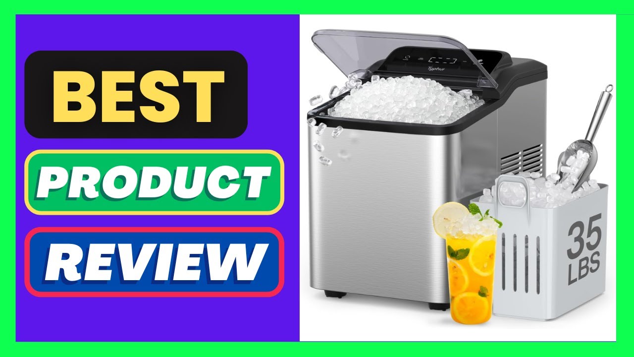 Typhur Fast Nugget Ice Maker Countertop with Self-Cleaning Pump