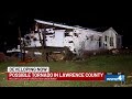 Violent storm damages southeast Lawrence County