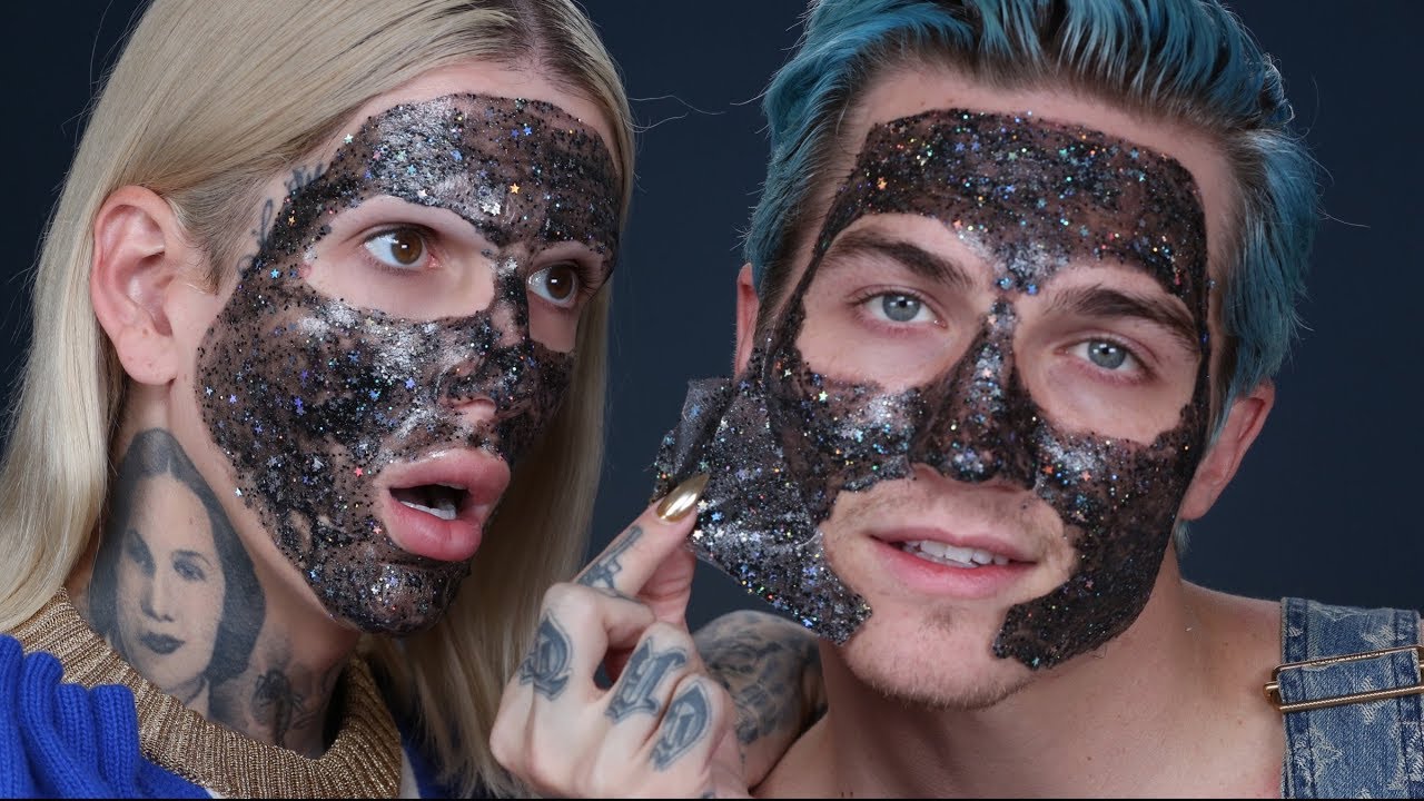 Parat skærm Gå op og ned GLITTER GLAMGLOW FACE MASK!! REVIEW + DEMO - YouTube