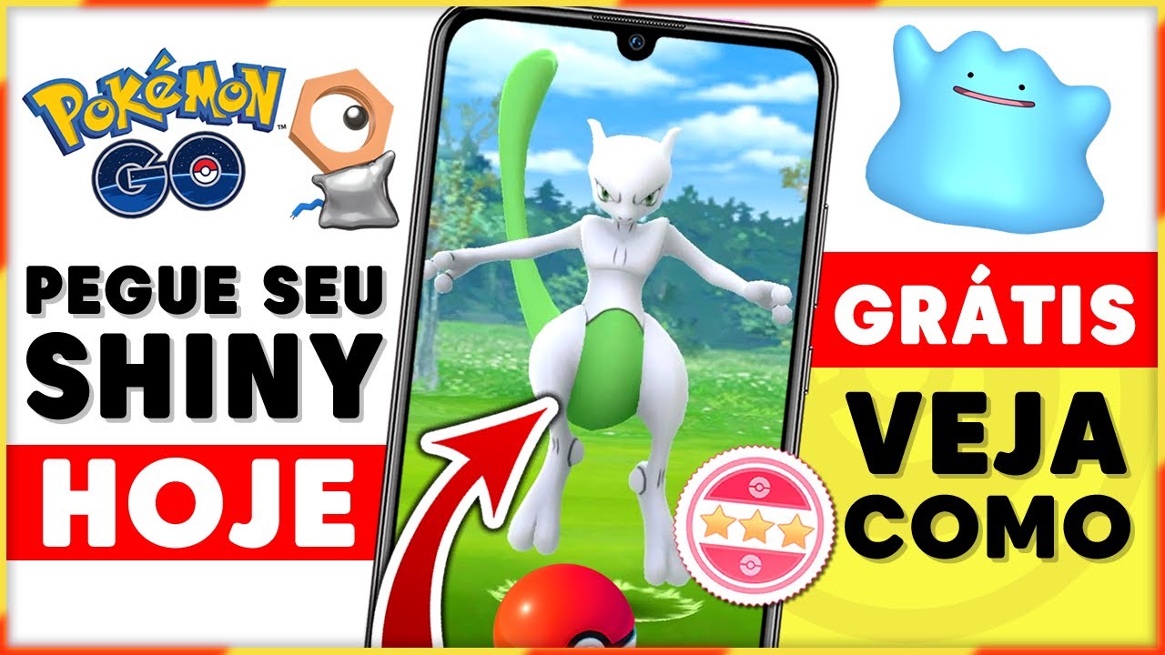 HOJE! Descubra como pegar LENDÁRIO SHINY E XP GRÁTIS NO Pokémon Go