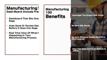 Scanco Manufacturing 100 | Mobile App