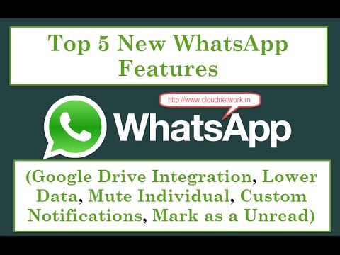 Top 5 New WhatsApp Features Update: Custom Notifications, Mark as Unread, Low Data Setting and More 