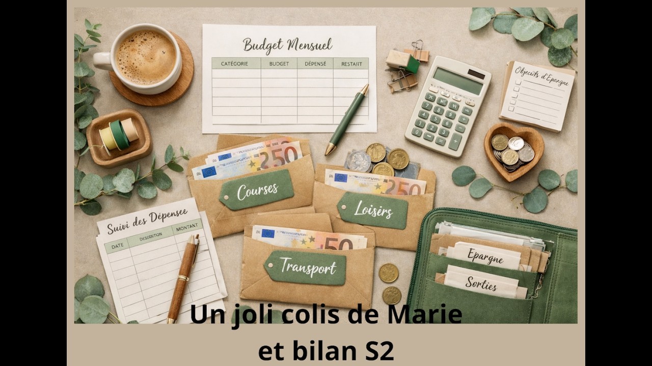 Bilan S2 Février - ouverture colis @Enveloppes By Marie méthode des enveloppes #enveloppesbudget