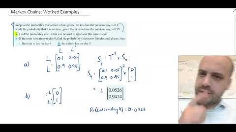 Markov Chains Worked examples